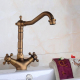 Robinet De Lavabo Rotatif Monotrou En Cuivre Eau Chaude Et Froide Avec Mousseur Économiseur D’Eau - www.yonis-shop.com