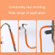 Rallonge De Robinet Flexible Anti Éclaboussures En Cuivre Orientable Et Modelable 50 Cm Interface En Acier Inoxydable - www.y...