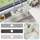 Tapis Évier En Diatomite Absorbant Séchage Rapide Antidérapant Cuisine Salle De Bain 40x10 Cm Avec 10x10 Cm Gris Clair - www....