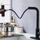 Mitigeur De Cuisine Pour Évier Monotrou À Eau Chaude Et Froide À 4 Modes Pivotant À 360 Degrés En Laiton - www.yonis-shop.com
