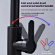 Robinet De Cuisine Monotrou Pour Évier Eau Chaude Et Froide À 4 Modes Avec Rotation À 360 Degrés Et Corps En Laiton - www.yon...