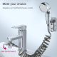Robinet Douchette Rétractable À Main Pour Bac De Lavage Chromé À Trois Débits Interface Universelle 4 Points - www.yonis-shop...