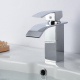 Mitigeur De Lavabo Cascade Eau Chaude Et Froide En Cuivre Monocommande Finition PVD Résistante À La Corrosion - www.yonis-sho...