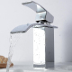 Mitigeur De Lavabo Cascade Eau Chaude Et Froide En Cuivre Monocommande Finition PVD Résistante À La Corrosion - www.yonis-sho...