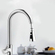 Robinet De Cuisine Extractible Eau Chaude Et Froide En Cuivre Rotation 360° Bec Flexible Cartouche Céramique Économique 马会 - ...