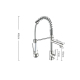 Robinet De Cuisine À Ressort Orientable En Laiton Brossé Pour Eau Chaude Et Froide À Deux Jets - www.yonis-shop.com