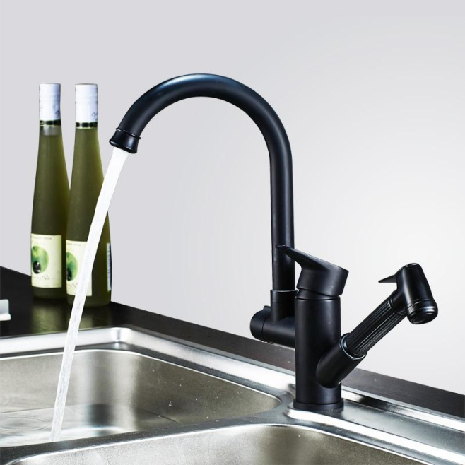 Robinet De Cuisine Douchette Extractible 1,2 Mètre Rotation 720° Eau Chaude Et Froide En Laiton - www.yonis-shop.com