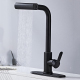 Mitigeur De Cuisine Extractible 4 Modes Avec Jet Cascade Eau Chaude Et Froide Rotation 360° Extension 40 Cm - www.yonis-shop.com