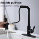 Mitigeur De Cuisine Extractible 4 Modes Avec Jet Cascade Eau Chaude Et Froide Rotation 360° Extension 40 Cm - www.yonis-shop.com