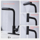 Mitigeur De Cuisine Extractible 4 Modes Avec Jet Cascade Eau Chaude Et Froide Rotation 360° Extension 40 Cm - www.yonis-shop.com