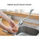 Aérateur De Robinet De Cuisine Anti Éclaboussures Pressurisé Pivotant Universel Long Format - www.yonis-shop.com