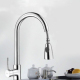 Robinet De Cuisine Extractible Eau Chaude Et Froide En Laiton Sans Plomb Rotation 360° Cartouche Céramique Économique - www.y...