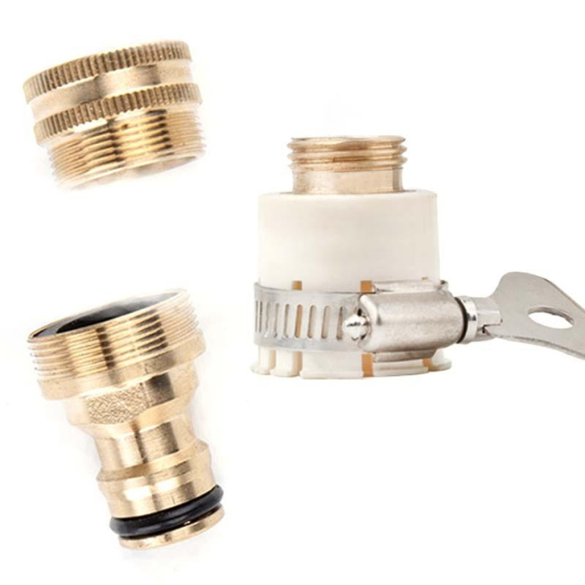 Raccord Rapide Universel Pour Tuyau D’arrosage Lavage Auto 3 Pièces Design À Huit Griffes Inoxydable Pour Tuyaux 9 À 14 Mm - ...