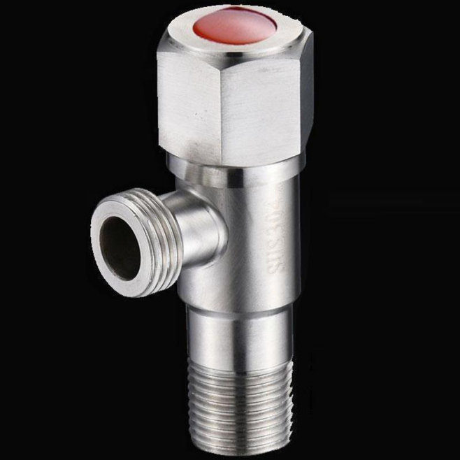 Robinet D'Arrêt Équerre Encastrable Inox 304 Pour Eau Chaude Anti Corrosion Filetage G1/2 Anti Fuite - www.yonis-shop.com
