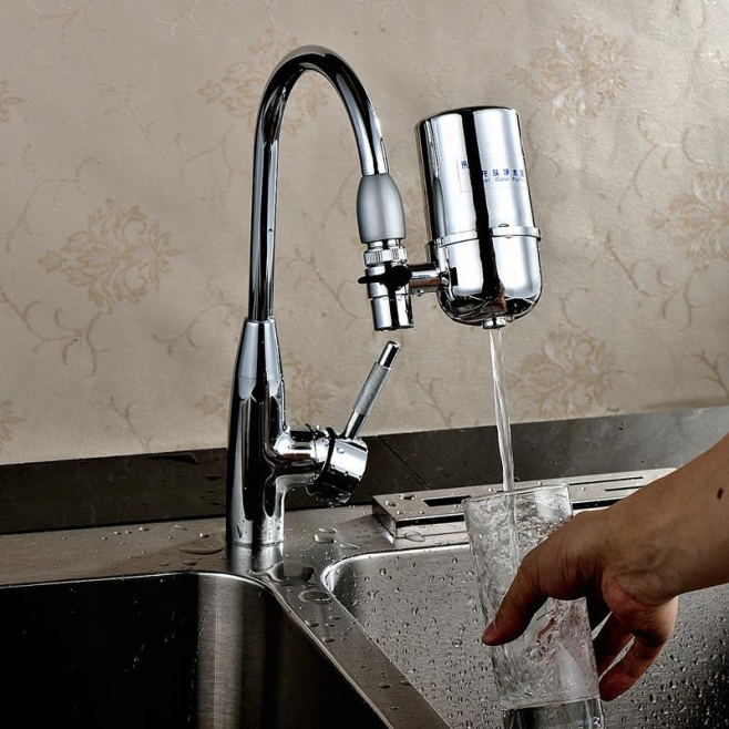Filtre À Eau Pour Robinet De Cuisine Filtrant Rouille Sédiments Colloïdes Et La Plupart Des Bactéries Avec 3 Adaptateurs - ww...