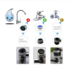 Filtre À Eau Pour Robinet De Cuisine Filtrant Rouille Sédiments Colloïdes Et La Plupart Des Bactéries Avec 3 Adaptateurs - ww...