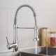 Robinet De Cuisine Eau Chaude Et Froide En Cuivre Avec Douchette Souple Rotation 360° Filtration Multicouche Deux Modes - www...