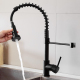 Robinet De Cuisine Eau Chaude Et Froide En Cuivre Avec Douchette Souple Rotation 360° Filtration Multicouche Deux Modes - www...