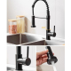 Robinet De Cuisine Eau Chaude Et Froide En Cuivre Avec Douchette Souple Rotation 360° Filtration Multicouche Deux Modes - www...