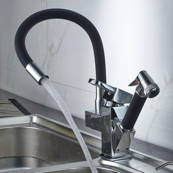 Mitigeur De Cuisine Extractible Pour Eau Chaude Et Froide En Cuivre Avec Rotation À 720° Et Cartouche Céramique - www.yonis-s...