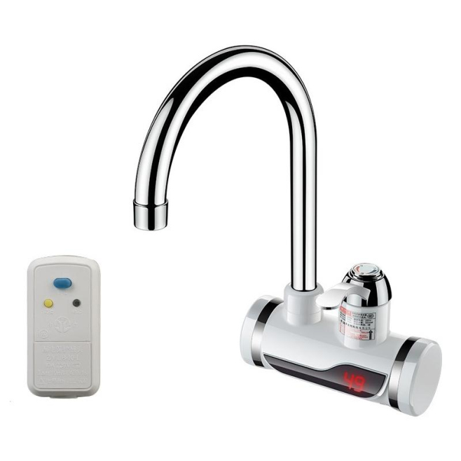 Robinet Électrique Instantané Cuisine Eau Chaude Et Froide Chauffage En 3 Secondes Protection Anti Fuite Bec Orientable 3000 ...