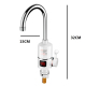 Robinet Électrique Chauffant Instantané Pour Cuisine Chauffe En 3 Secondes 3000 W Bec Orientable Protection Contre Les Fuites...