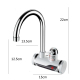 Robinet Électrique Instantané Eau Chaude Et Froide Pour Cuisine Chauffe En 3 Secondes Affichage Numérique 3000 W - www.yonis-...