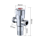 Robinet D’Arrêt D’Angle Double Sortie En Acier Inoxydable 1 Entrée 2 Sorties Électroplaqué Pour Cuisine Salle De Bain Et Douc...