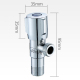 Robinet D’Arrêt D’Angle En Acier Inoxydable Pour Eau Froide À Poignée Unique Filetage Général Installation Murale 1 MPa - www...