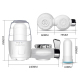 Filtre Purificateur D’Eau Pour Robinet À Cartouche Céramique Lavable Filtration 7 Couches Double Sortie Compatible Avec La Pl...
