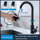 Robinet De Cuisine Extensible En Acier Inoxydable Douchette Extractible Double Jet Rotation À 360° Eau Chaude Et Froide - www...