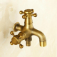 Robinet De Machine À Laver En Cuivre À Eau Froide Raccordement Simple Finition Polie Style Antique 0,5 Kg - www.yonis-shop.com