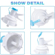 Valve De Distribution Pour Bonbonne D’Eau À Bouchon Couronne 55 Mm Avec Couvercle Anti-Poussière 3 5 Et 6 Gallons Lavable Dém...
