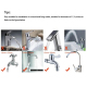 Économiseur D’Eau Pour Robinet 2 Pièces Réglable Spray Ou Jet Compatible Robinet Rond 17 Mm Pour Faible Pression - www.yonis-...