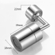 Aérateur De Robinet Orientable À 720° Anti Éclaboussures Double Mode Compatible Filetage Intérieur Et Extérieur - www.yonis-s...