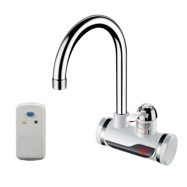 Robinet Électrique Instantané De Cuisine Eau Chaude Et Froide Chauffage En 3 Secondes 3000 W Bec Orientable - www.yonis-shop.com