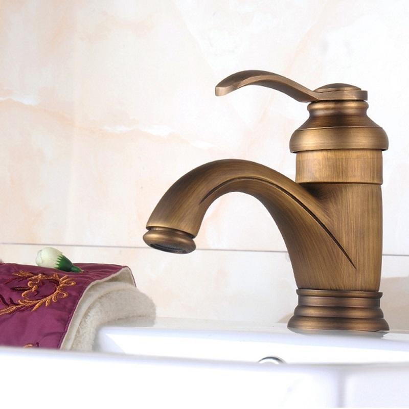 Robinet De Lavabo Mitigeur En Cuivre Anticorrosion Économiseur D'Eau