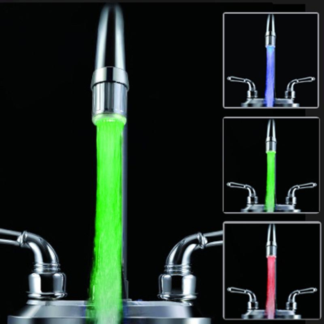 Robinet LED Lumineux À Changement De Couleur Selon La Température Sans Pile Filetage M24 x 1 mm - www.yonis-shop.com