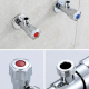 Robinet D’Angle En Acier Inoxydable Pour Cuisine Salle De Bain Et Douche Monocommande Filetage Général 1 MPa Finition Chromée...