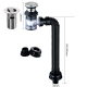 Bonde De Lavabo Anti Odeur En Inox Avec Évacuation Latérale À 360° Joint Universel 40/50 Et Trop Plein - www.yonis-shop.com