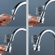 Robinet De Cuisine Extractible À Eau Chaude Et Froide 3 Modes Avec Tube Télescopique Anti-Éclaboussures - www.yonis-shop.com