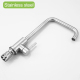 Robinet Pour Évier Rotatif Eau Chaude Et Froide En Acier Inoxydable 304 Cartouche Céramique Finition Brossée - www.yonis-shop...