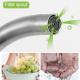 Robinet Pour Évier Rotatif Eau Chaude Et Froide En Acier Inoxydable 304 Cartouche Céramique Finition Brossée - www.yonis-shop...