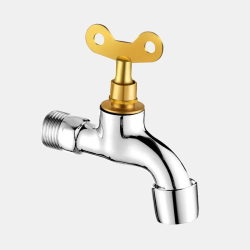 Robinet Extérieur Antivol À Clé En Laiton Avec Bec Amovible Et Raccord Fileté G1/2 Résistant À La Corrosion