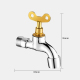 Robinet Extérieur Antivol À Clé En Laiton Avec Bec Amovible Et Raccord Fileté G1/2 Résistant À La Corrosion - www.yonis-shop.com