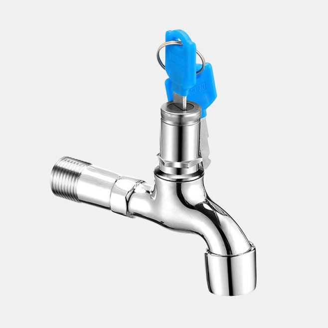Robinet Extérieur Antivol À Clé En Laiton Avec Bec Amovible Entrée G1/2 Résistant À La Corrosion - www.yonis-shop.com