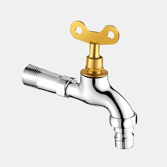 Robinet Extérieur Antivol À Clé Avec Bec Amovible Compatible Tuyau De Lavage Entrée G1/2 - www.yonis-shop.com