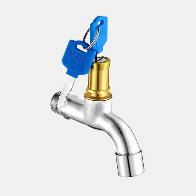 Robinet Extérieur Antivol À Clé En Laiton Avec Bec Amovible Et Entrée Filetée G1/2 Résistant À La Corrosion - www.yonis-shop.com