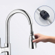 Robinet De Cuisine Extractible Eau Chaude Et Froide Rotation 360° Cartouche Céramique Économie D’Eau En Cuivre Sans Plomb - w...