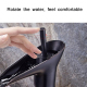 Robinet De Lavabo Cascade Eau Chaude Et Froide Noir En Laiton À Large Calibre Durable Et Étanche - www.yonis-shop.com